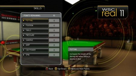 WSC Real 11: World Snooker Championship (2011) XBOX360